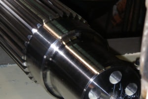 CNC Milled Drilling End Holes on Spline Drive Shaft